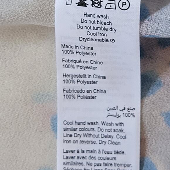 NWT Avenue Vienna Kaftan Kimono Size 22/24 Pullover Jeweled Tie Front Blue - Picture 12 of 12